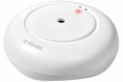 Wassermelder mit 110 dB Alarm – Kabellos, IP66 wasserdicht, kompakt und leicht zu installieren.