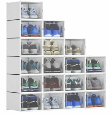 YITAHOME Schuhboxen-Set in weiß