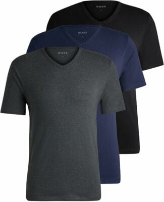 HUGO BOSS Herren T-Shirt im Dreier-Pack