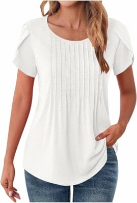 damen shirt mit falten