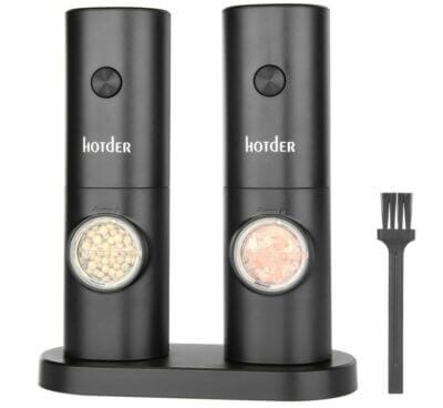 Elektrische 2er-Set Salz- und Pfeffermühlen - 40% Rabatt 2 elektrische 2er-Set Salz- und Pfeffermühlen