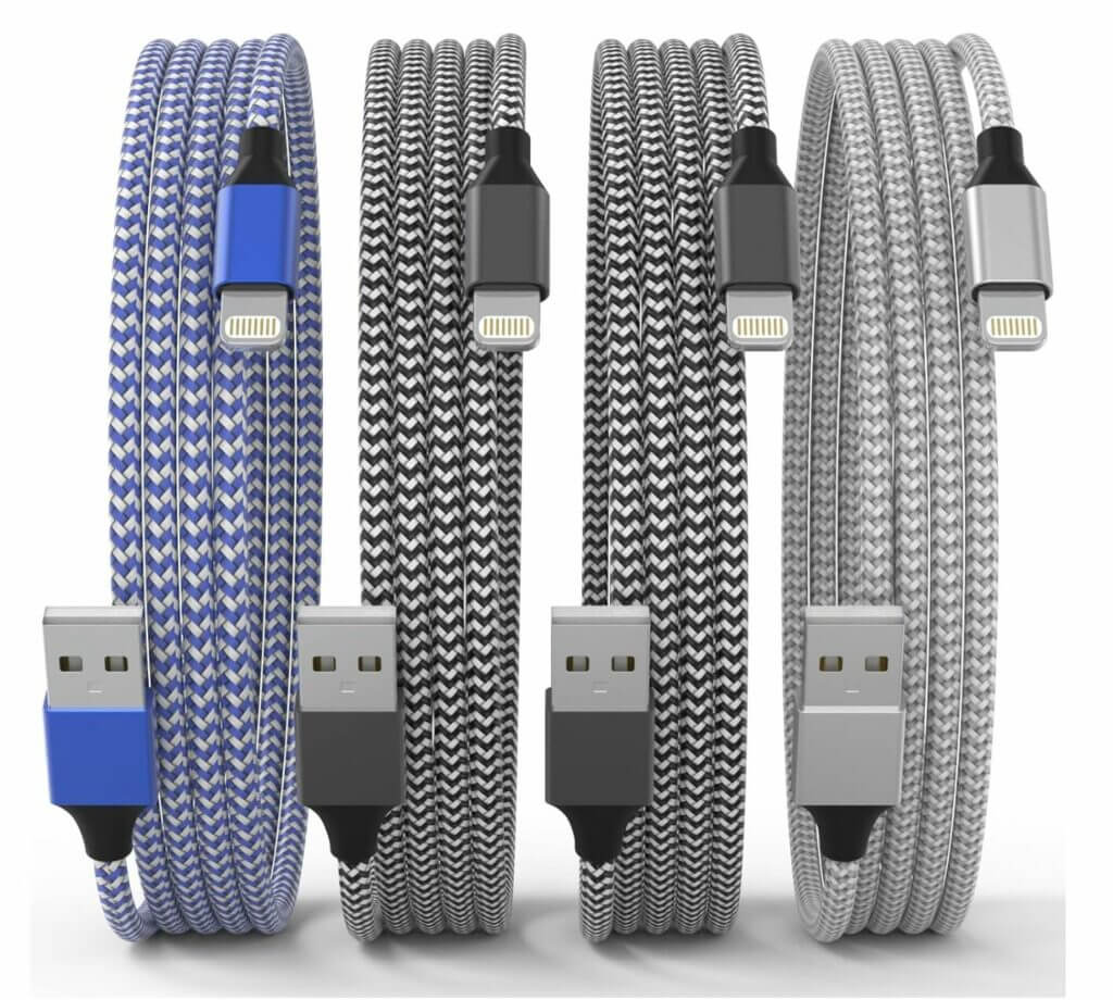iPhone Ladekabel (4er-Pack) – 75% Rabatt
