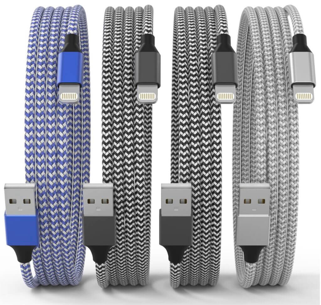 4er Pack iPhone Ladekabel – 62% Rabatt