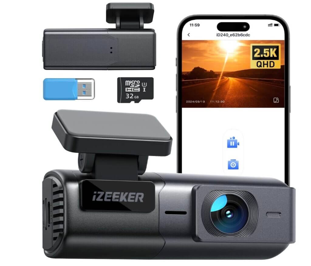 iZEEKER 2,5K Auto Dashcam – 20% Rabatt
