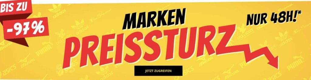 SportSpar Marken Preissturz