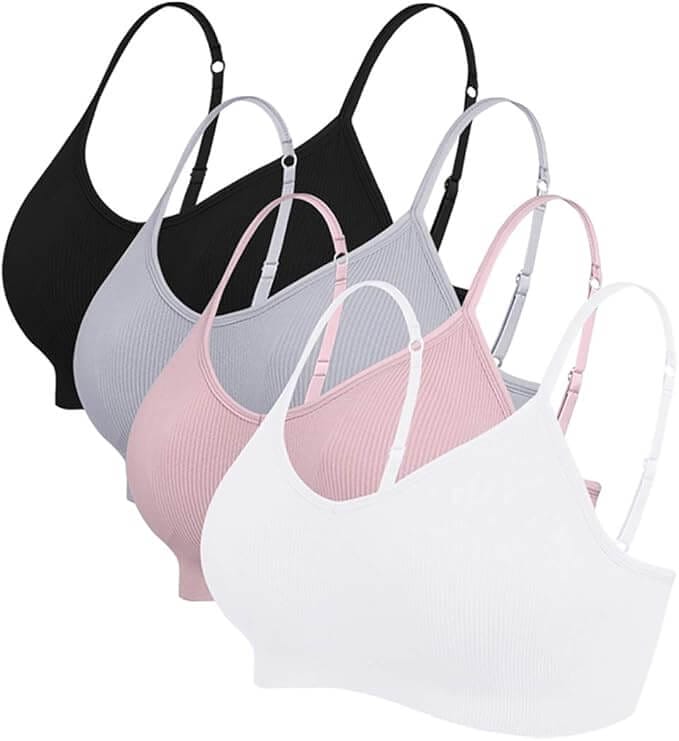 Vertvie Damen 4er-Set Basic Wohlfühl-BH – 45% Rabatt