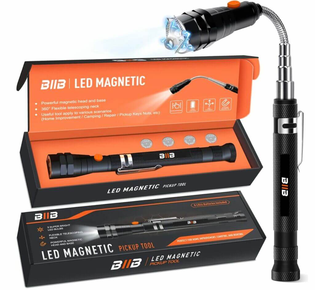 BIIB LED Teleskopmagnet Werkzeug – 62% Rabatt