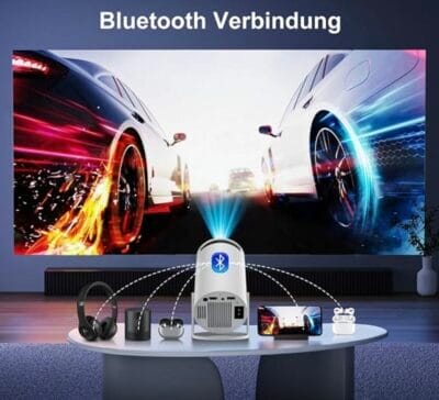 Perfekt für Heimkino, Gaming und Präsentationen – kompatibel mit Phone, Xbox, Laptop und TV-Stick.