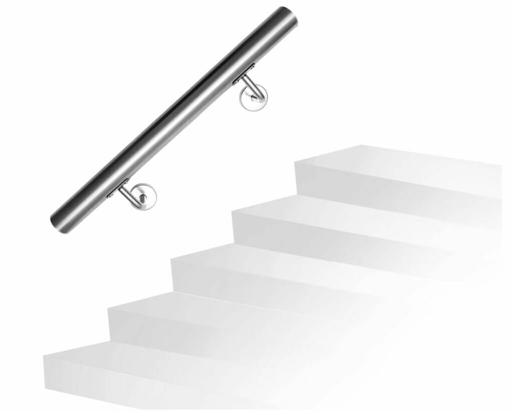 Daromigo Edelstahl-Treppengeländer 50 cm – 30% Rabatt