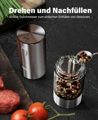 Drehen und Nachfüllen