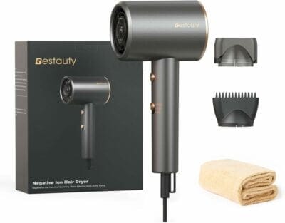 Leistungsstarker 2000W Haartrockner mit Ionen-Technologie für geschmeidiges Haar ohne Frizz.