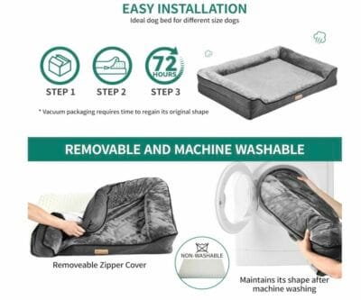 Hundebett funktionale Details