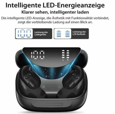 In Ear Kopfhörer Case mit LED Anzeige