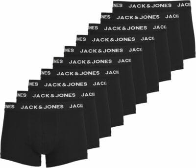 Die JACK and JONES Herren Boxershorts im 10er-Pack bieten eine bequeme Passform und langlebige Qualität für den täglichen Gebrauch.