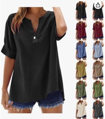 Musselin Bluse Damen