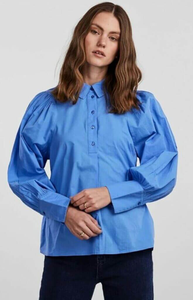 PIECES Damen Pcbrynne Ls Shirt Bc – nur 4,55 €