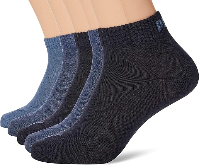 PUMA Unisex Quarter Plain Socken (5er Pack) – 27% Rabatt