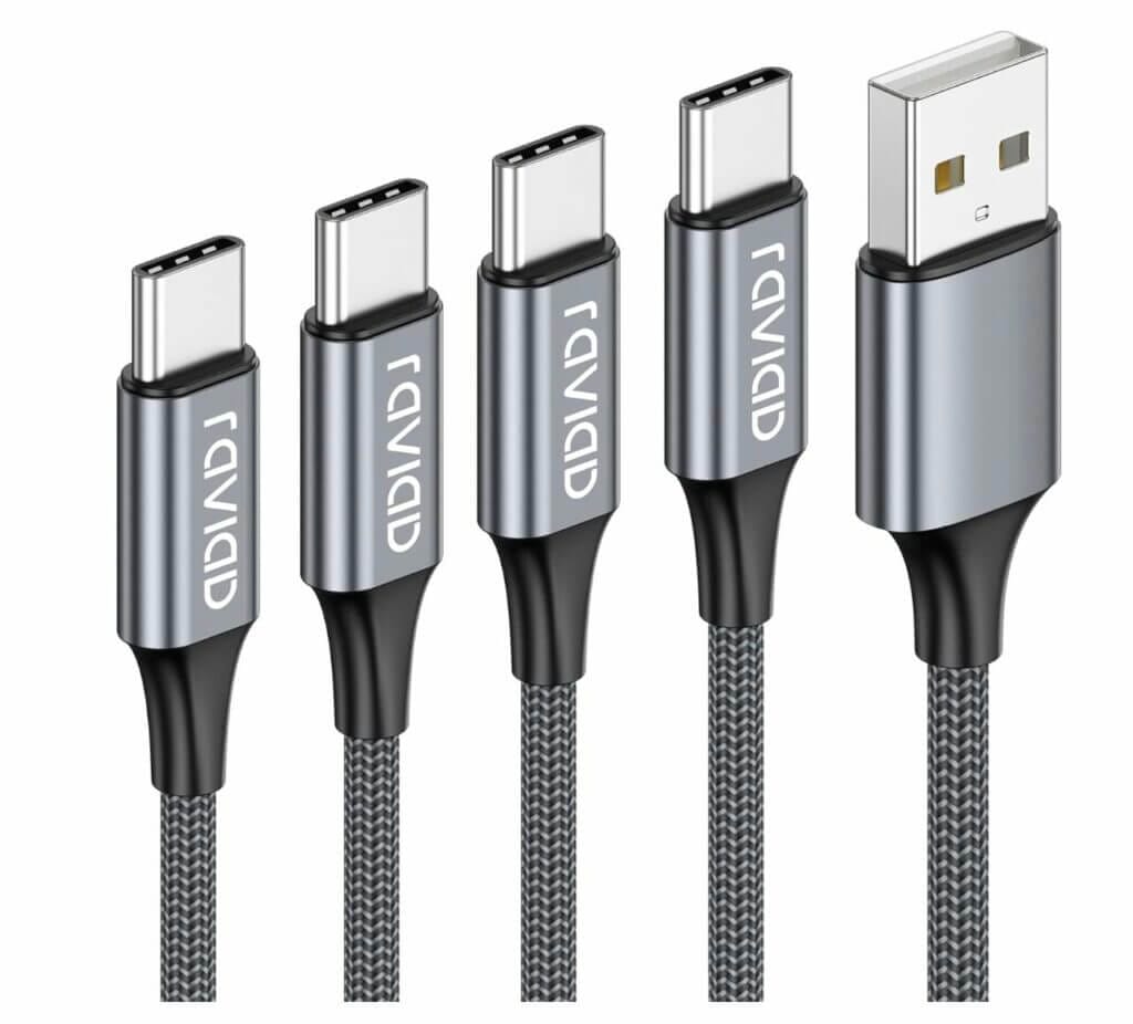 RAVIAD USB C Kabel 4er-Pack – 54% Rabatt