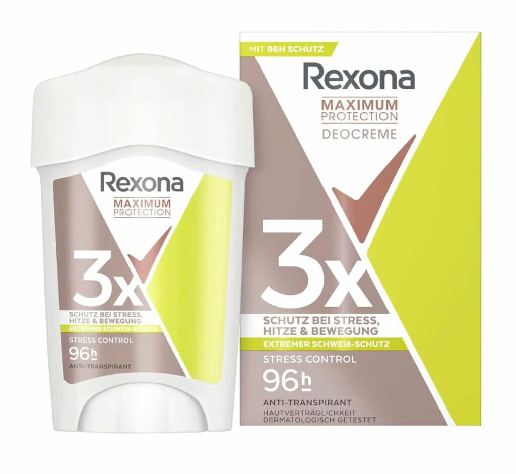 Rexona Women Maximum Protection Anti-Transpirant Deo Creme Stress Control – 32% Rabatt