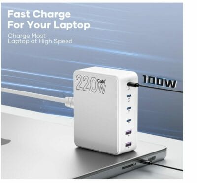 Schnellladung mit USB C Gerät