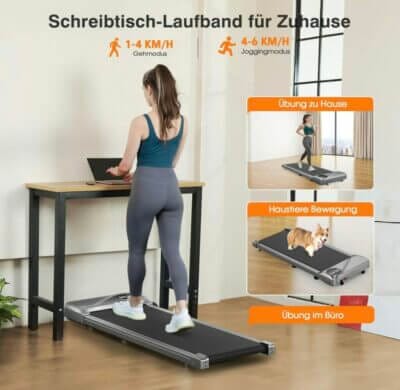 Schreibtisch-Laufband für Zuhause