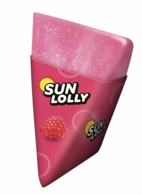 Sun Lolly Himbeere Wassereis