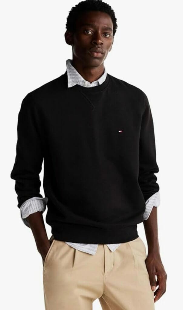 Tommy Hilfiger Herren Sweatshirt Essential Fleece Crew Neck Regular Fit – 44% Rabatt