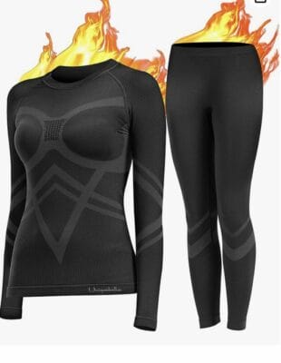 UNIQUEBELLA Thermo Unterwäsche Set Skiunterwäsche