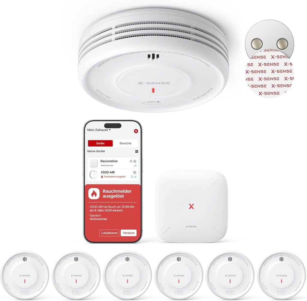X-Sense Smart Rauchmelder WLAN mit Magnethalterung – 20% Rabatt