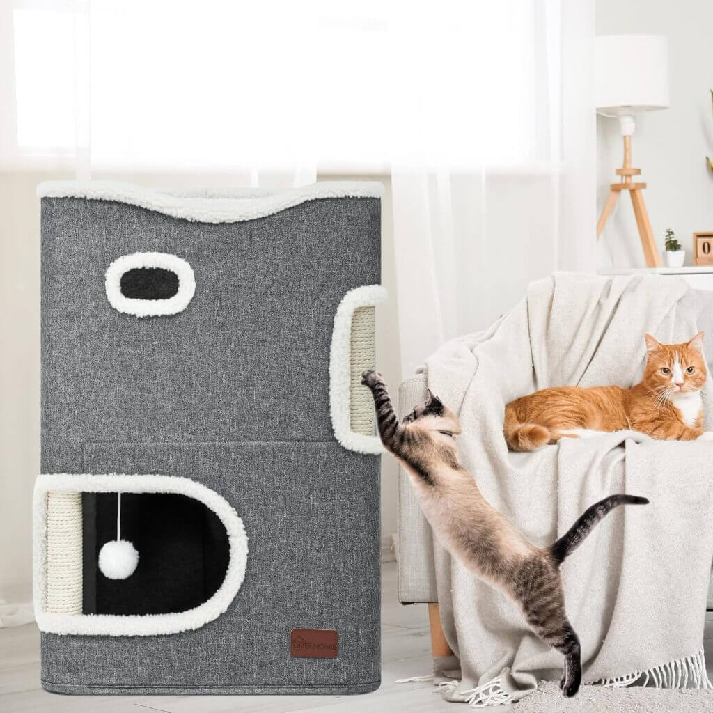 YITAHOME 2-stöckiges Katzenhaus – 30% Rabatt