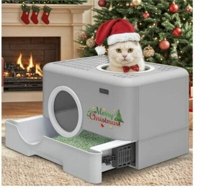 YITAHOME Katzentoilette mit Deckel