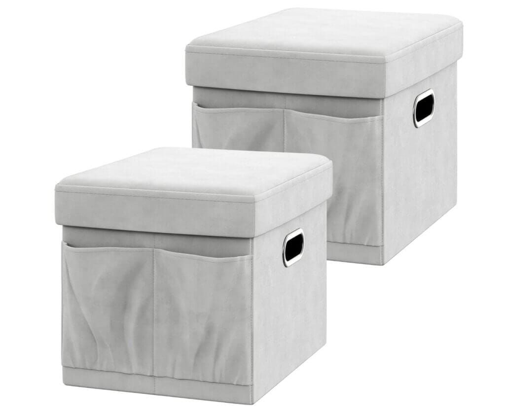 YITAHOME Sitzwürfel mit Stauraum (2 Stück) – 48% Rabatt
