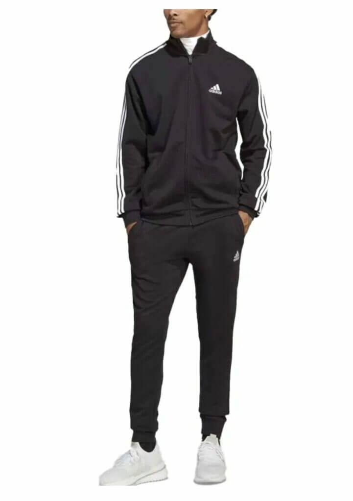 adidas Herren Trainingsanzug schwarz M 3S FT TT TS – 47% Rabatt