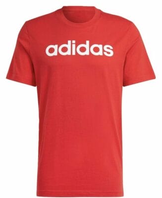 adidas Male Adult Essentials Single Jersey Linear Embroidered Logo T-Shirt