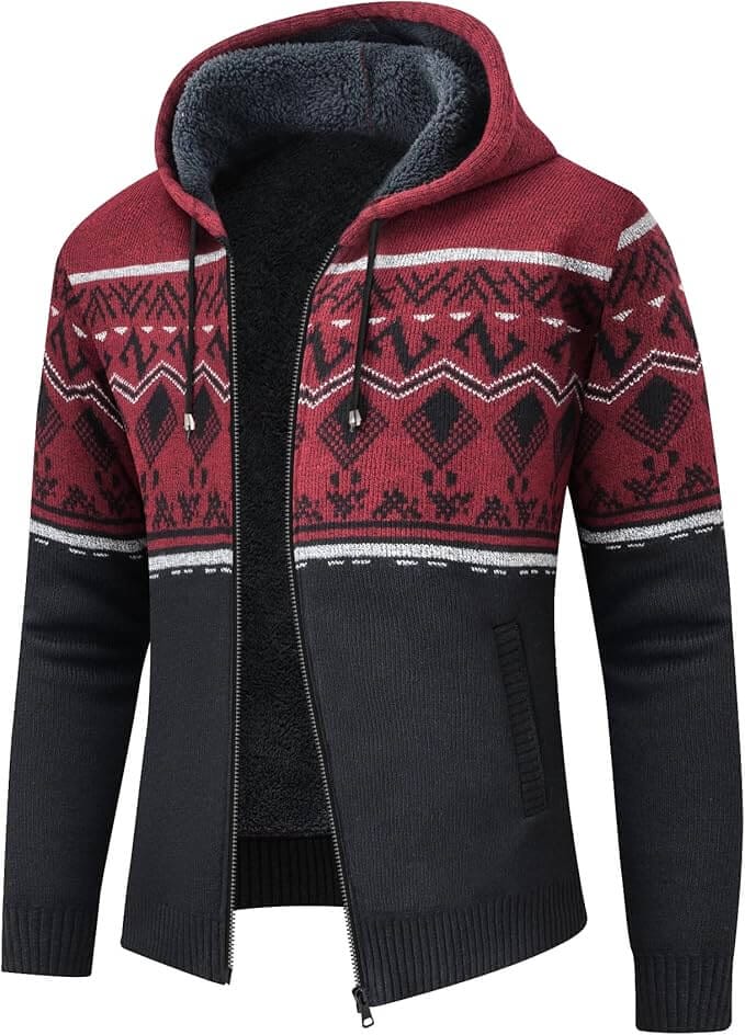 IGEEKWELL Herren Sweatjacke mit Fleece – 40% Rabatt