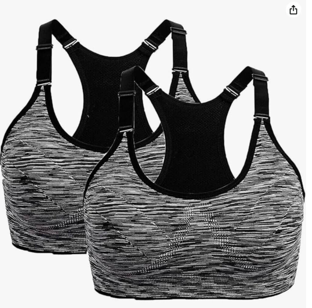 Damen Sport BHs (2er-Pack) – 50% Rabatt