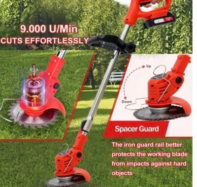 OUTIGO Akku Rasentrimmer - 14% Rabatt 5 Akku Rasentrimmer technische Details