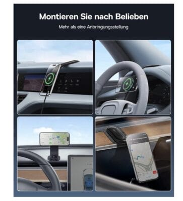 Baseus 15W C02 PRO Handyhalterung Auto Anwendungen 