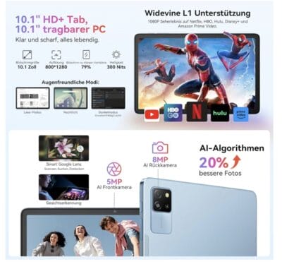 Blackview Android Tablet technische Details