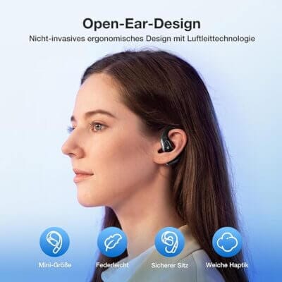 BlitzRock Open-Ear Kopfhörer Open Ear Design 