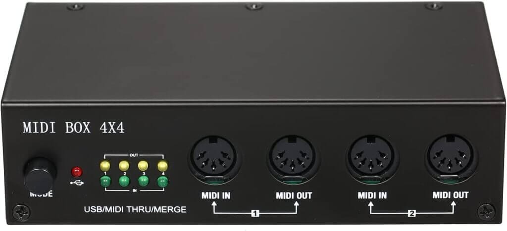 Btuty UM4X4 USB MIDI 4i/4o – 22% Rabatt