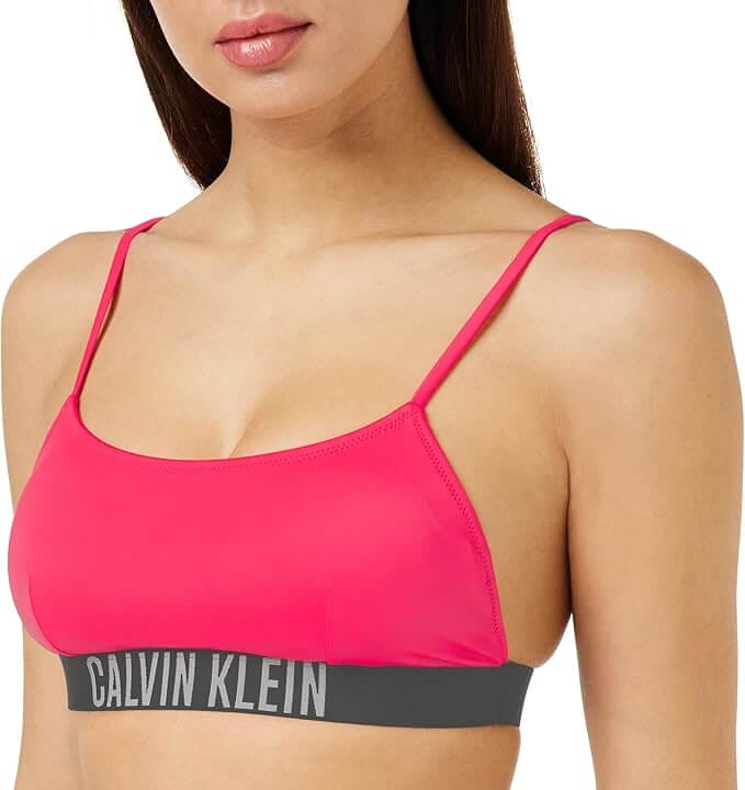 Calvin Klein Damen Bikini Oberteil Bralette ohne Bügel – 68% Rabatt