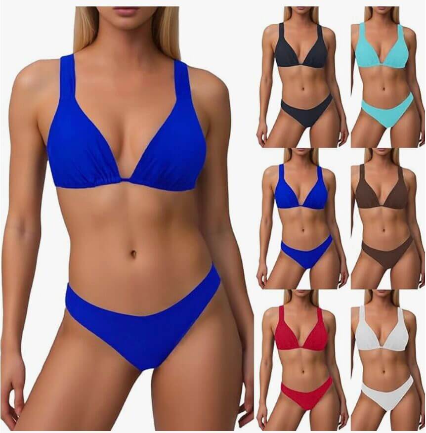 Damen Bikini-Set zweiteilig – 50% Rabatt