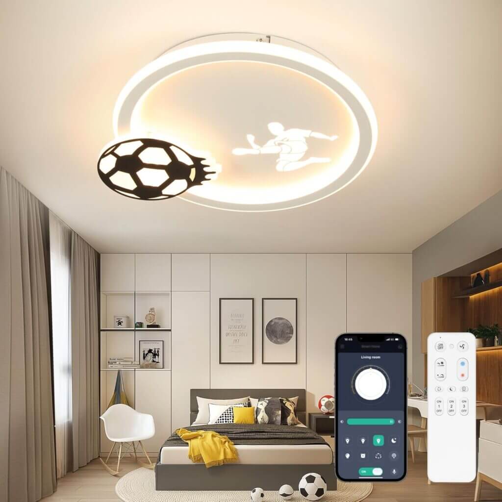 EASY EAGLE LED Deckenleuchte Fußball – 45% Rabatt