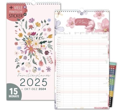 GARTENLIEBE Familienkalender 2025