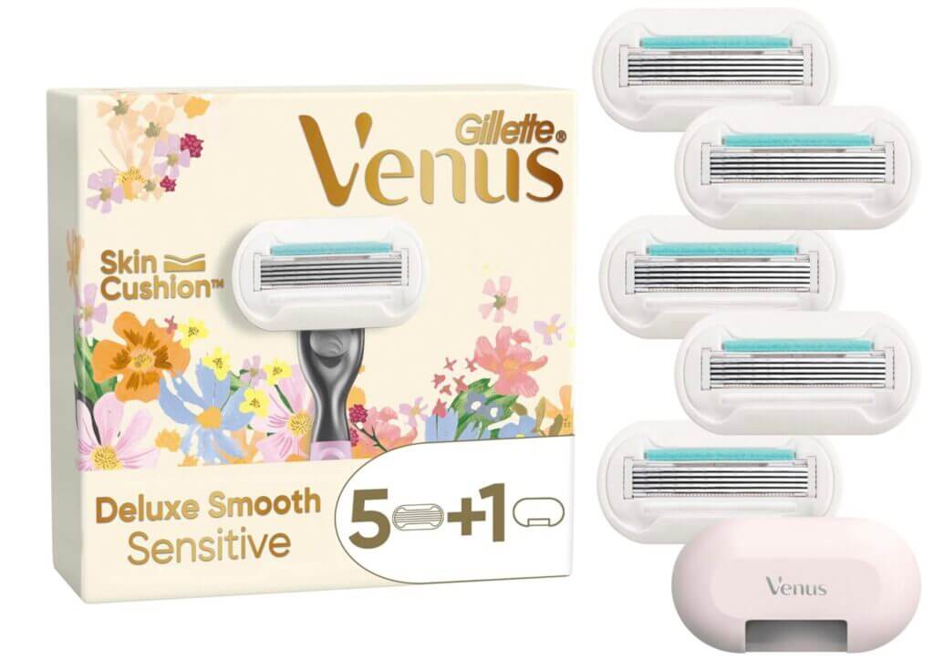 Gillette Venus Deluxe Smooth Sensitive Rasierklingen – 53% Rabatt