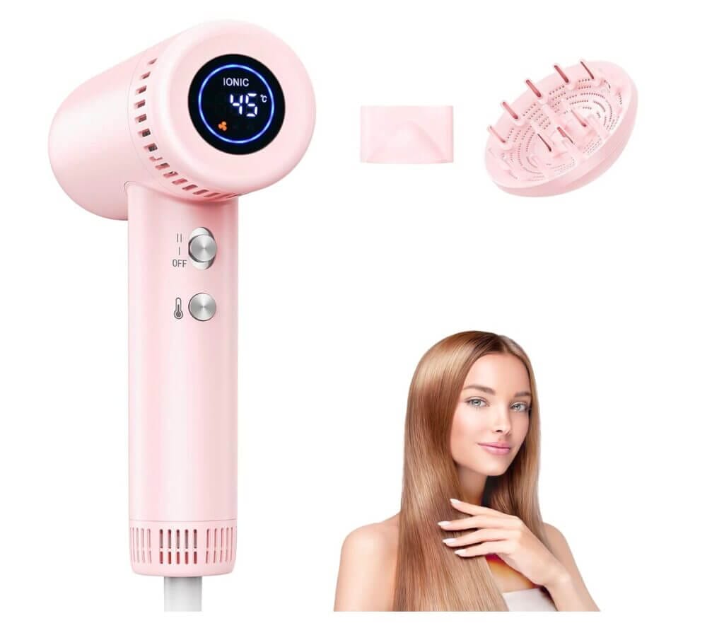 Ionen Föhn mit Diffusor – 72% Rabatt