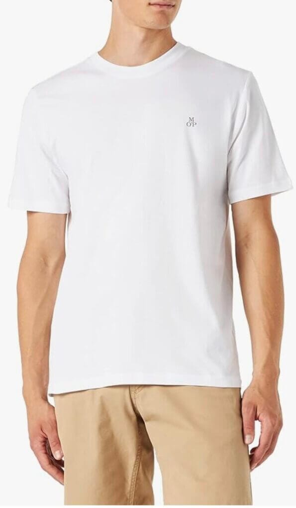 Marc O’Polo Herren T-Shirt aus Bio-Baumwolle – 37% Rabatt