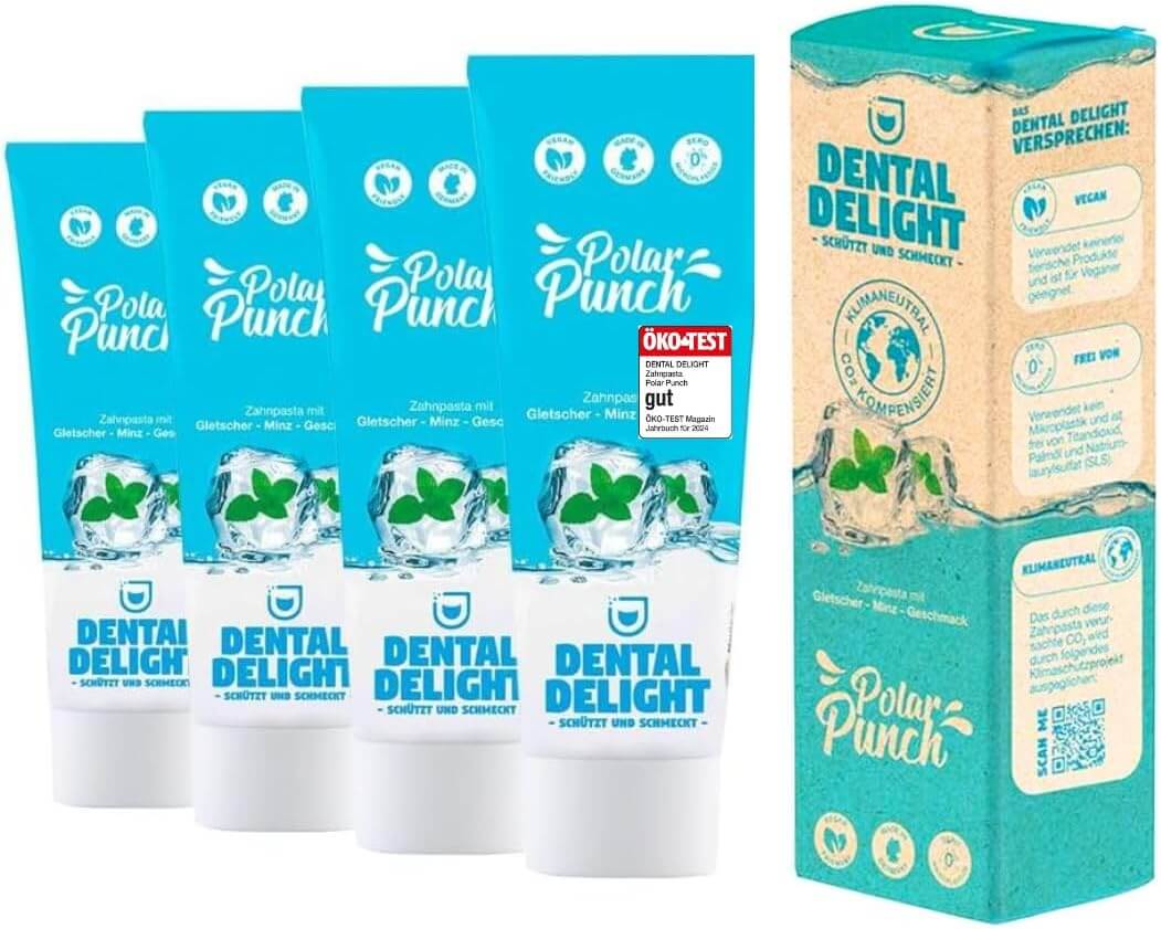 DENTAL DELIGHT Polar Punch Zahnpasta – 46% Rabatt