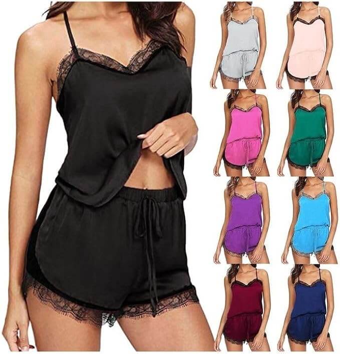 RUITOTP Schlafanzug Damen Pyjama Set – 50% Rabatt